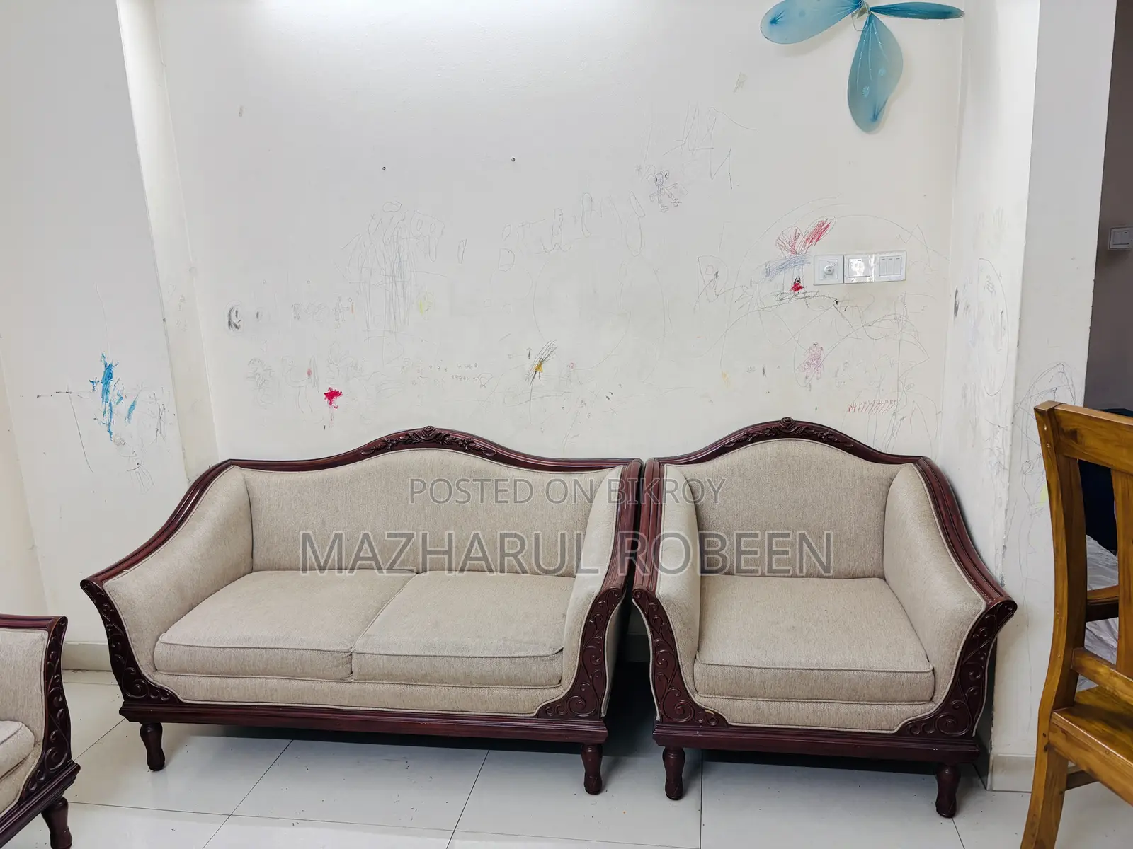 Brothers Furniture Rajanigandha Sofa Set 2-2-1 for Sale