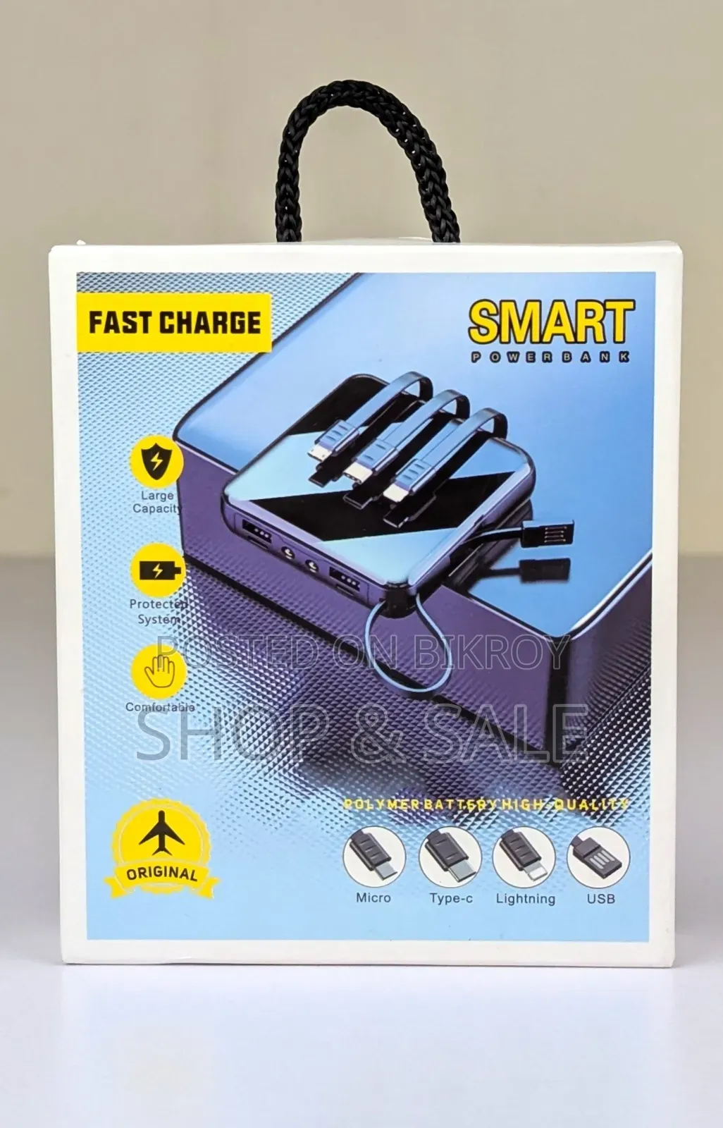 Smart 10000mAh Fast Charging Power Bank –