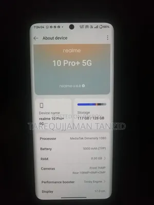 Realme 10 Pro+ 128 GB Gold