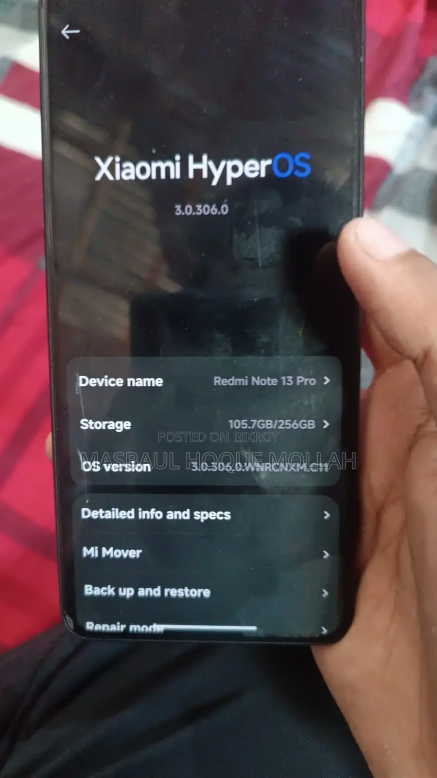 Xiaomi Redmi Note 13 Pro 5G 256 GB Black
