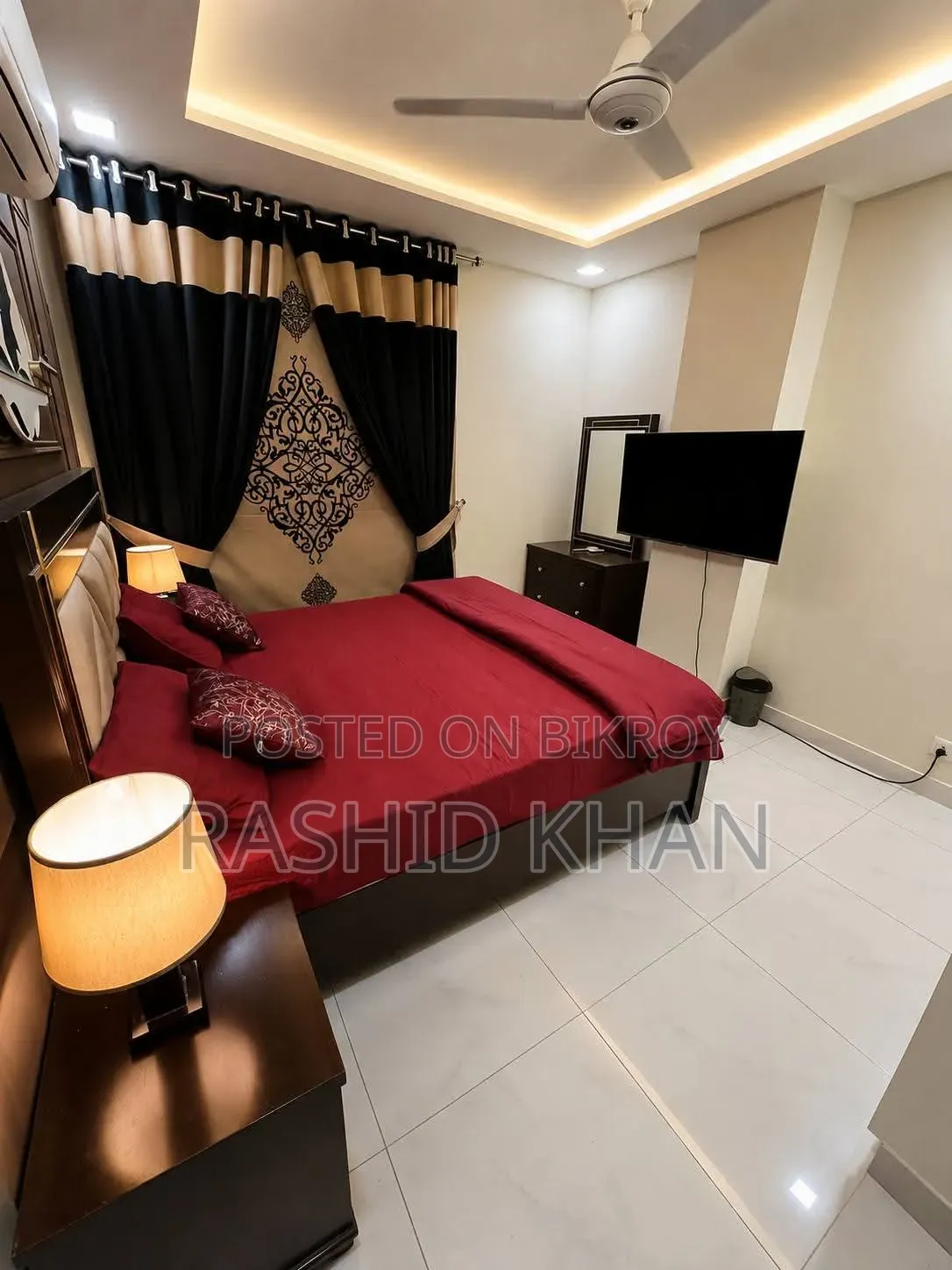 Furnished 2-Bedroom Apartment in Dhaka Full Furnish, Bashundhara for rent
