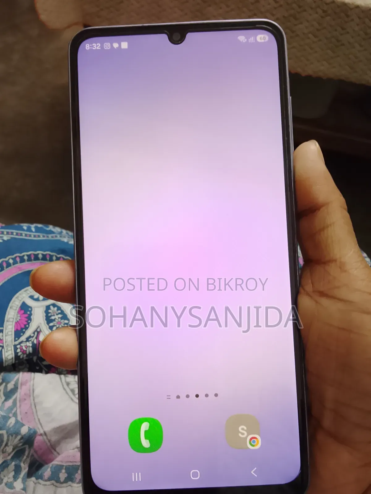 নতুন স্যামসাং গ্যালাক্সি এ০৭ ৪জি ৬৪ জিবি পার্পল