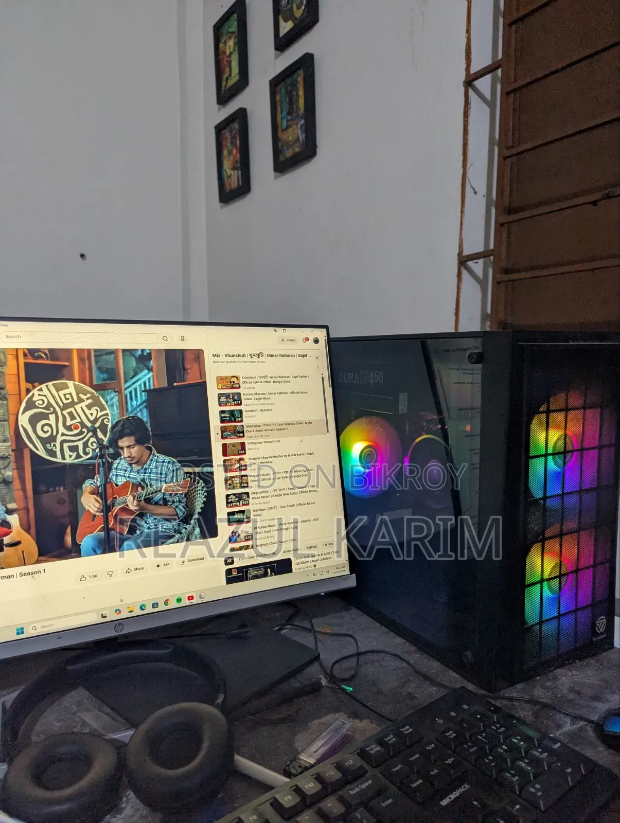 Desktop Computer 16GB AMD Ryzen 5 SSHD+SSD 1T
