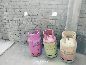 3 empty gas cylinders for sale