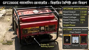 Generator GFC2800E Gasoline (7.0 HP) - Good Quality Petrol Generator