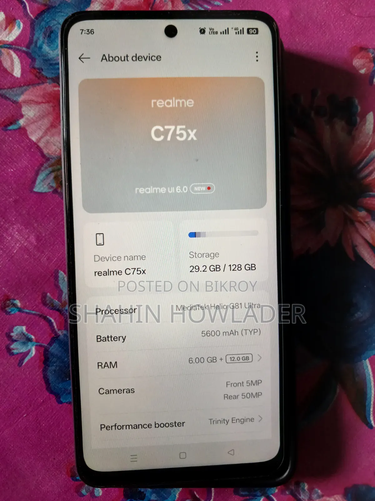 Realme C75x 128 GB