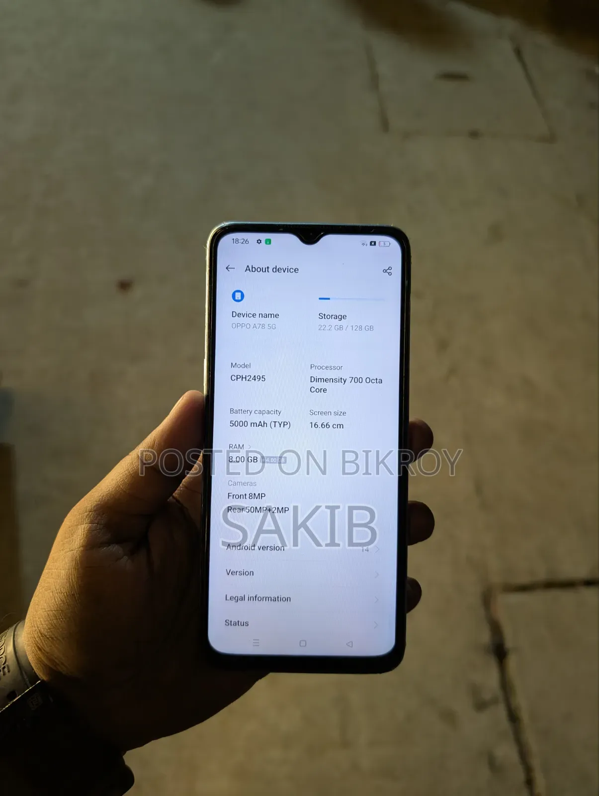 Oppo A78 5G 128 GB