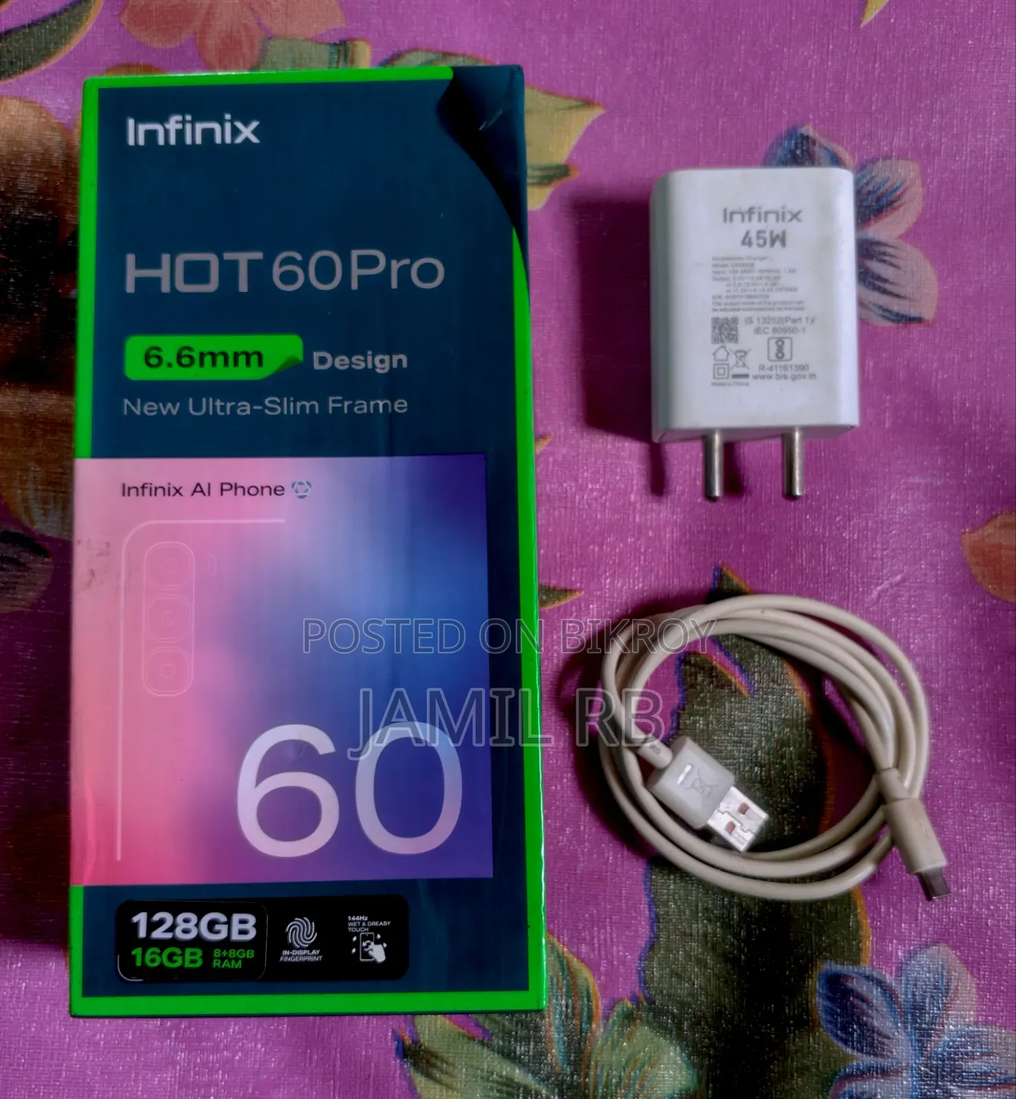 Infinix Hot 60 Pro 128 GB Black