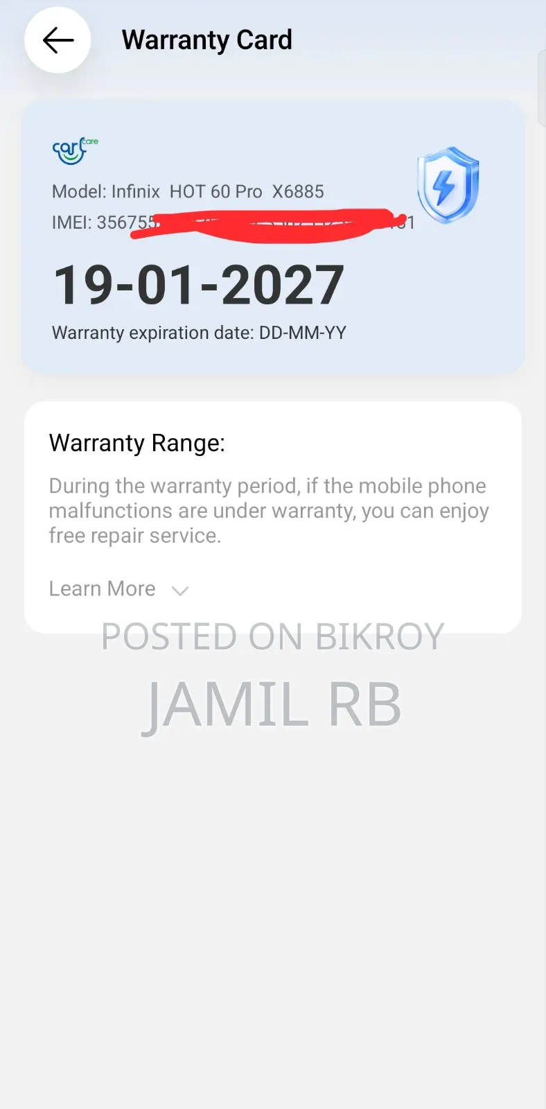 Infinix Hot 60 Pro 128 GB Black