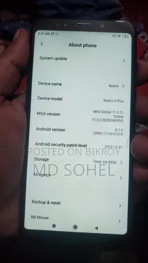 Xiaomi Redmi 5 Plus 64 GB Black