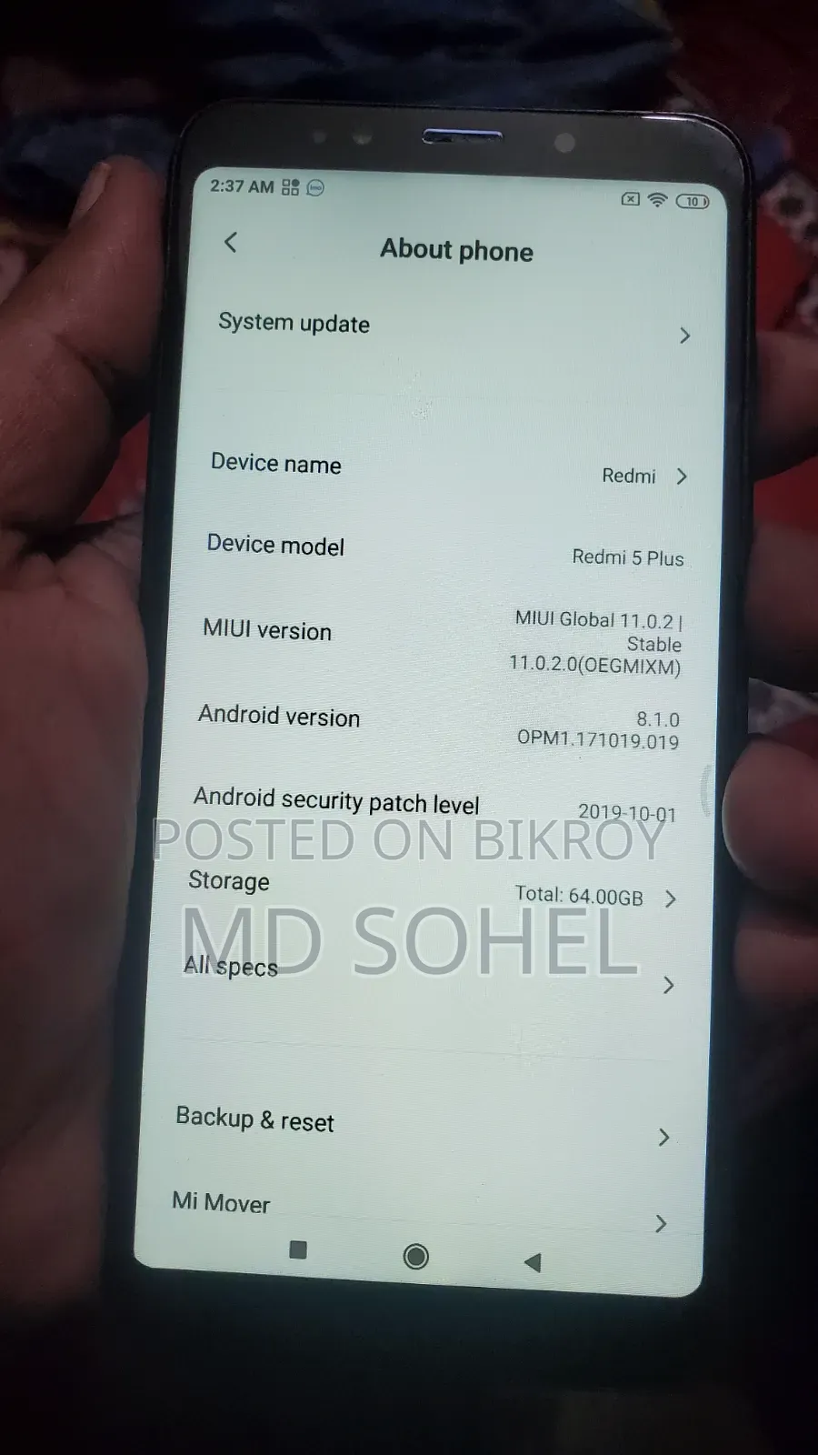 Xiaomi Redmi 5 Plus 64 GB Black