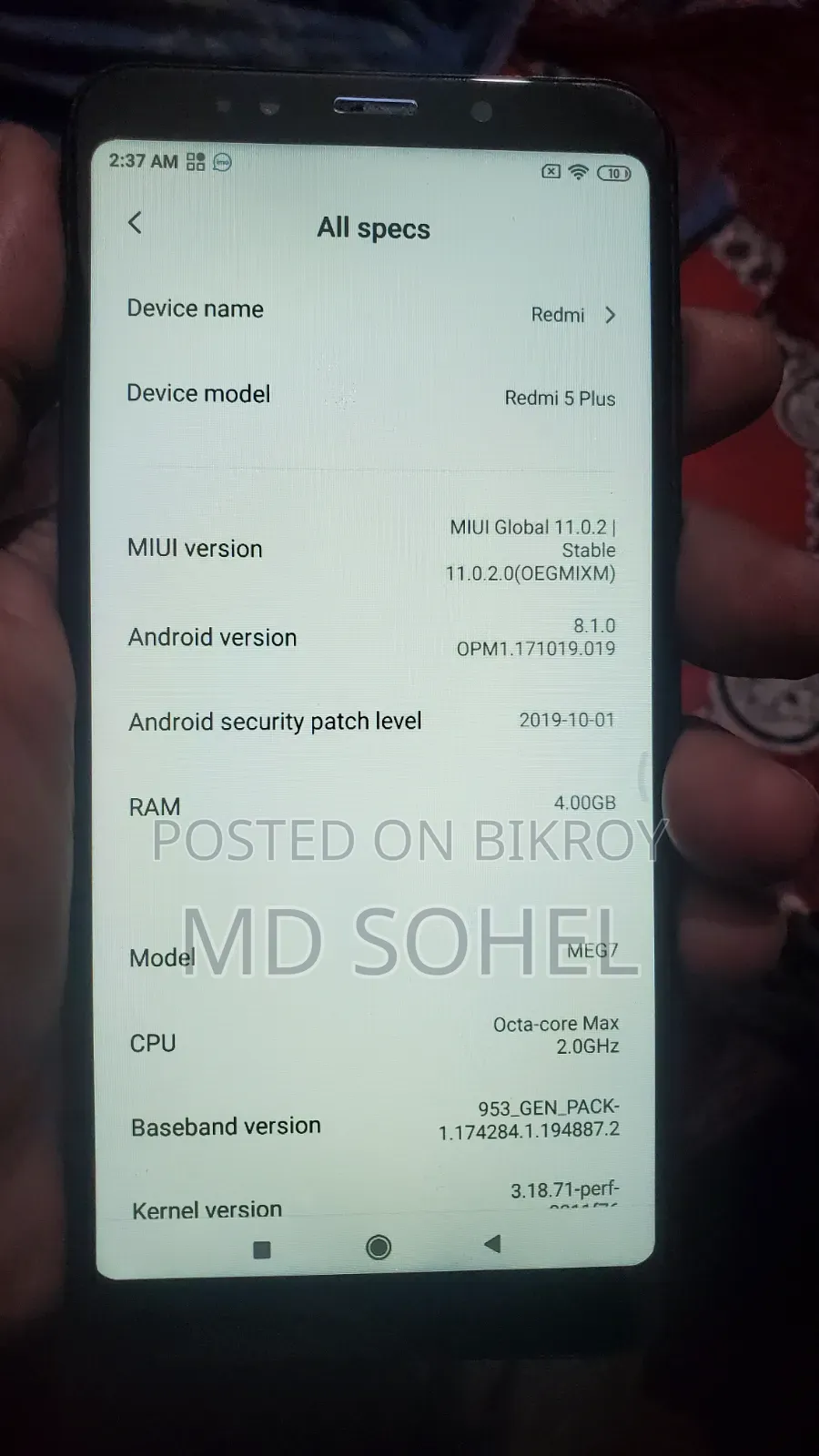 Xiaomi Redmi 5 Plus 64 GB Black