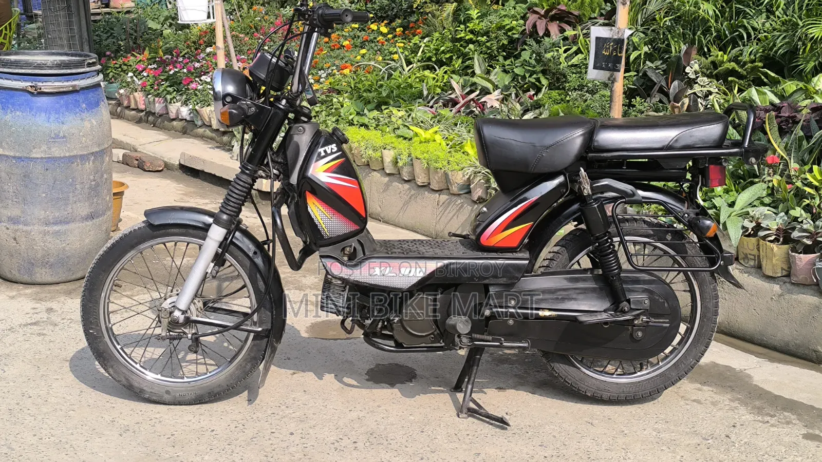 TVS XL 100 2018 Black