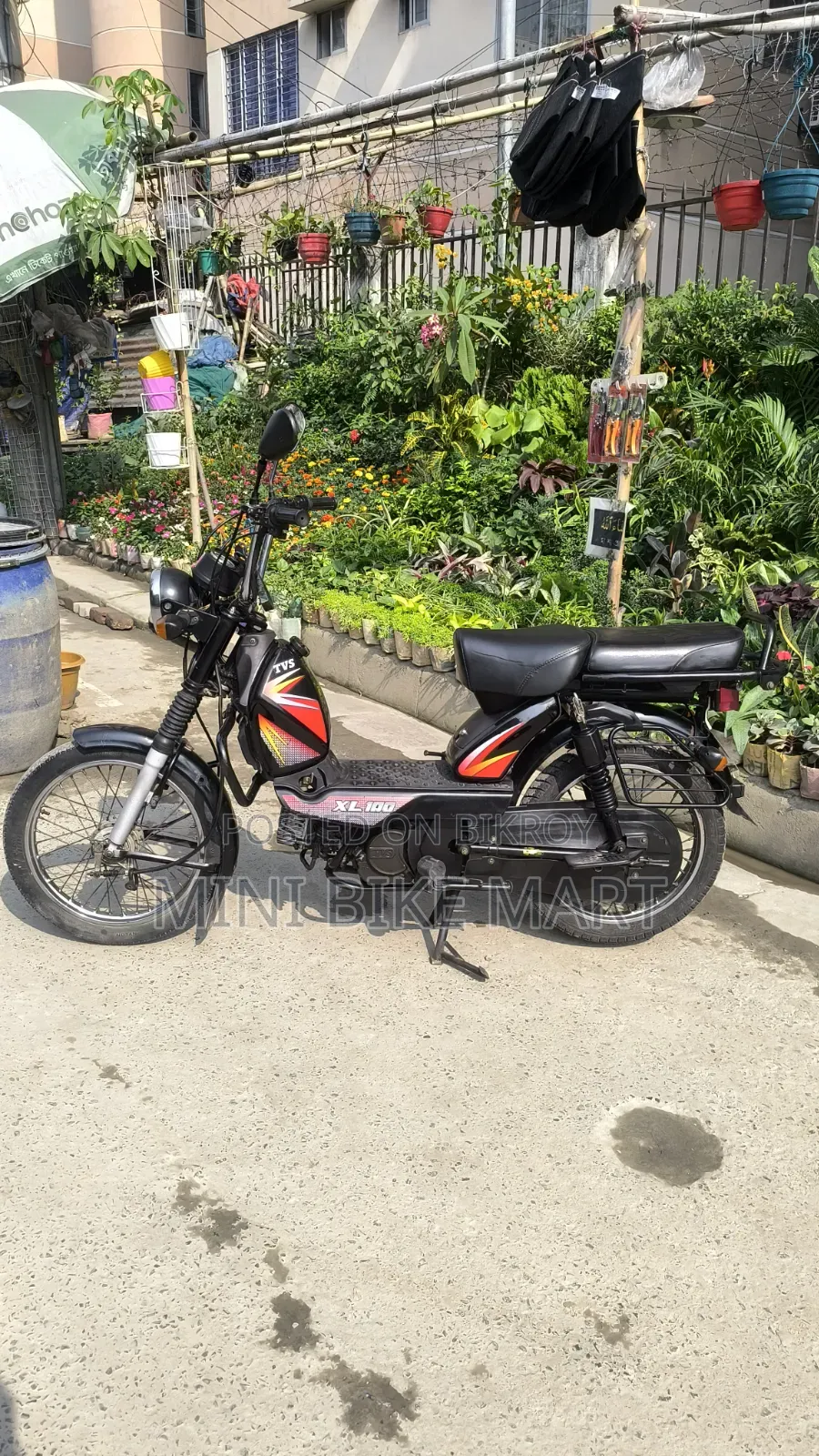 TVS XL 100 2018 Black