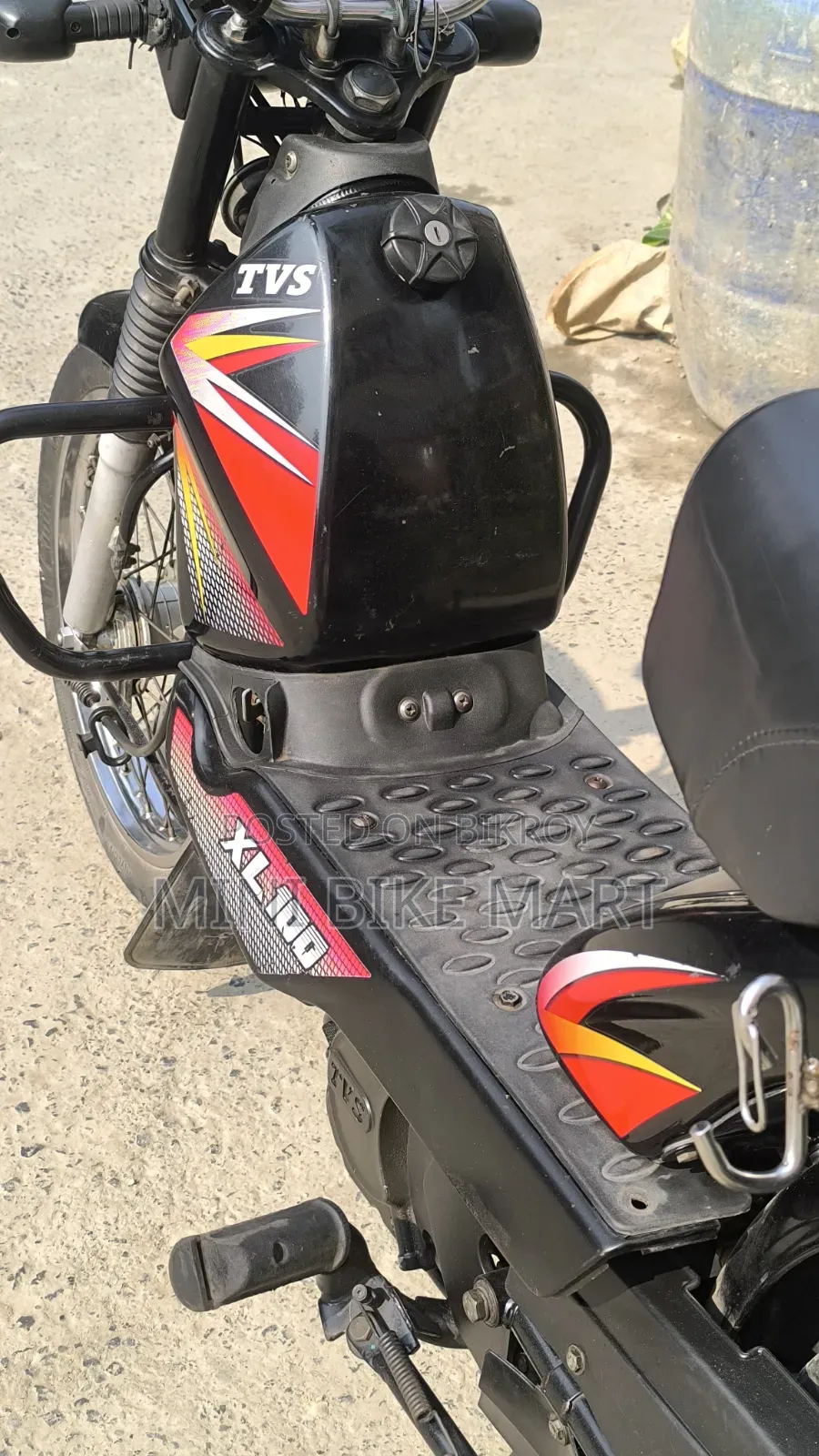 TVS XL 100 2018 Black