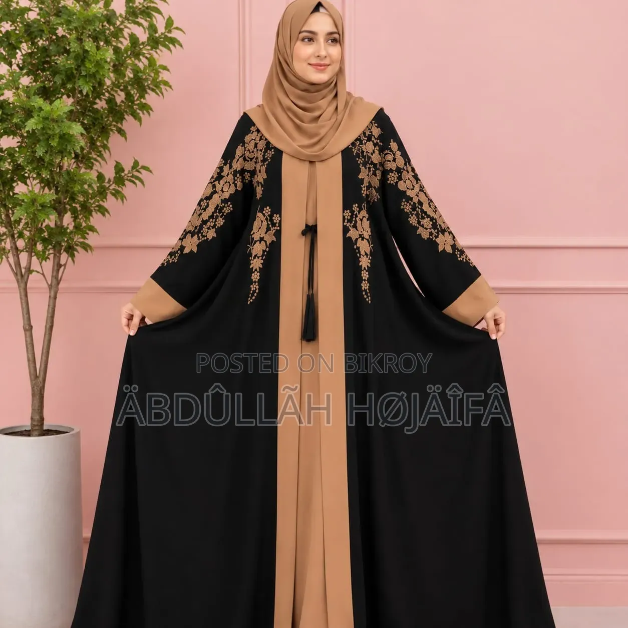 Baby Embroidery Burqa – Full Set with Hijab