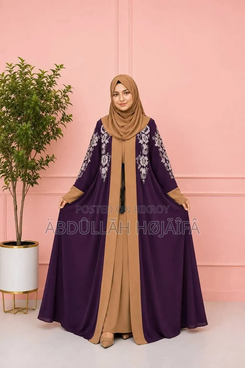 Baby Embroidery Burqa – Full Set with Hijab