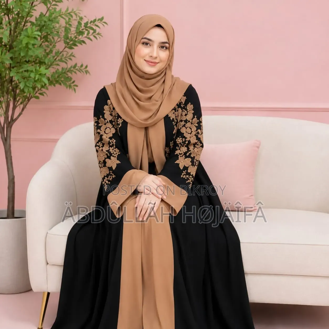 Baby Embroidery Burqa – Full Set with Hijab
