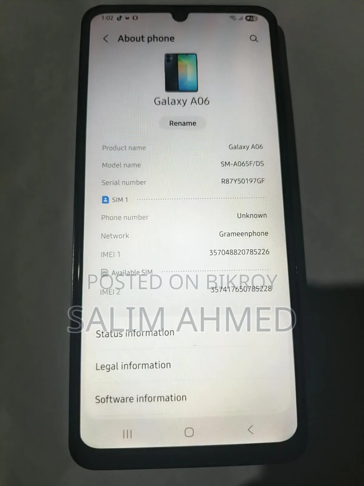 Samsung Galaxy A06 64 GB Purple