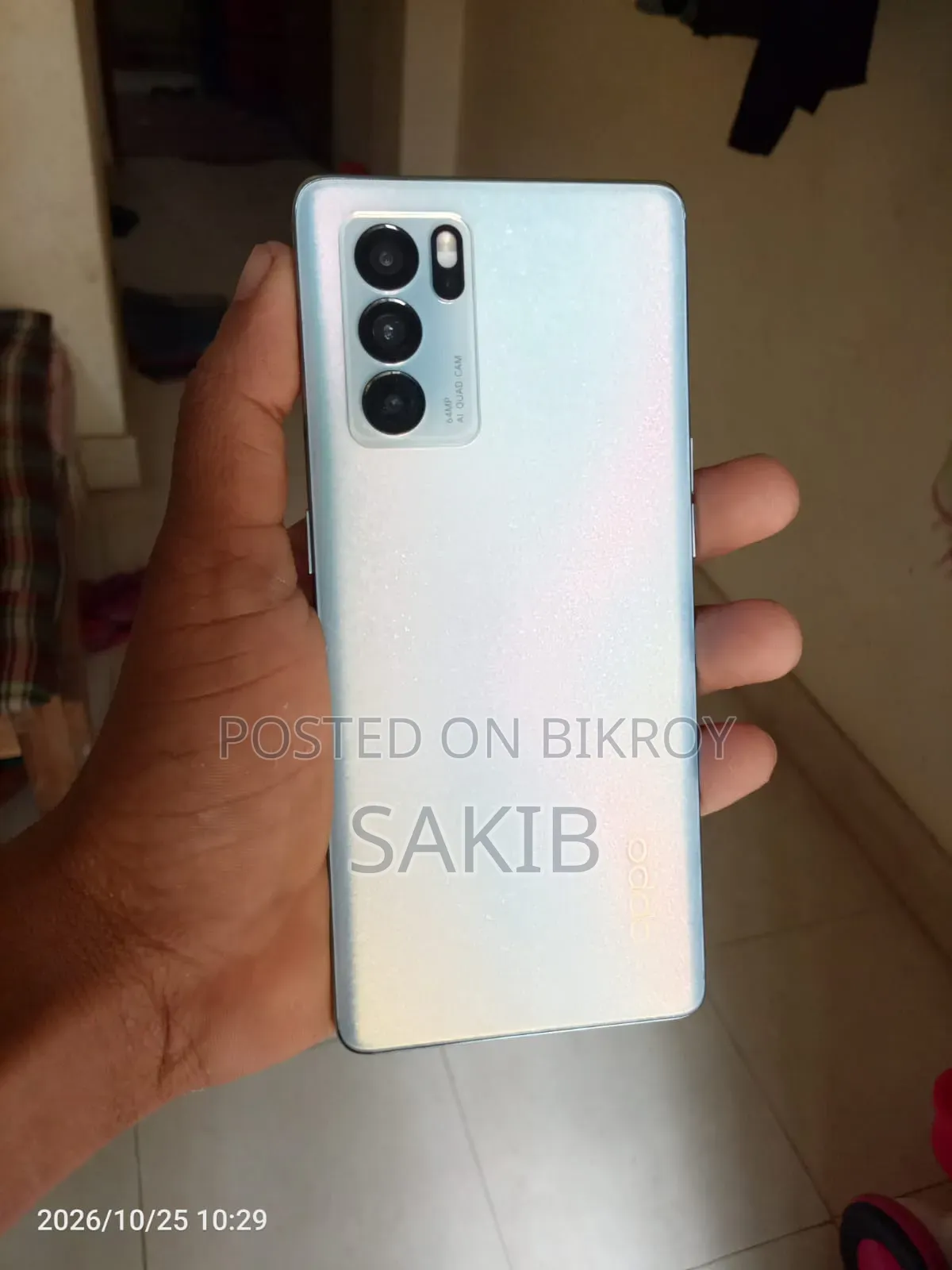 অপো রেনো ২৫৬ জিবি হোয়াইট