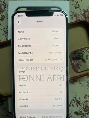 Apple iPhone 12 128 GB White