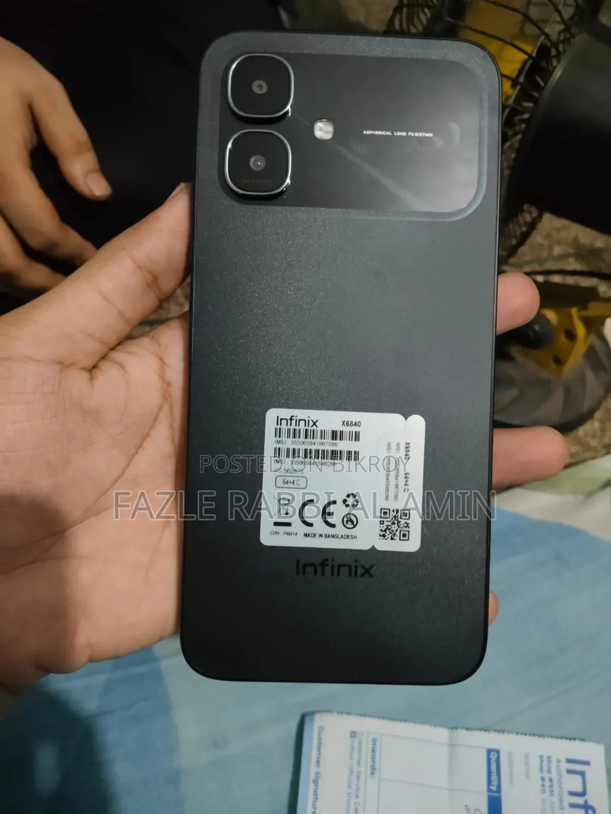 Infinix Smart 20 64 GB Black