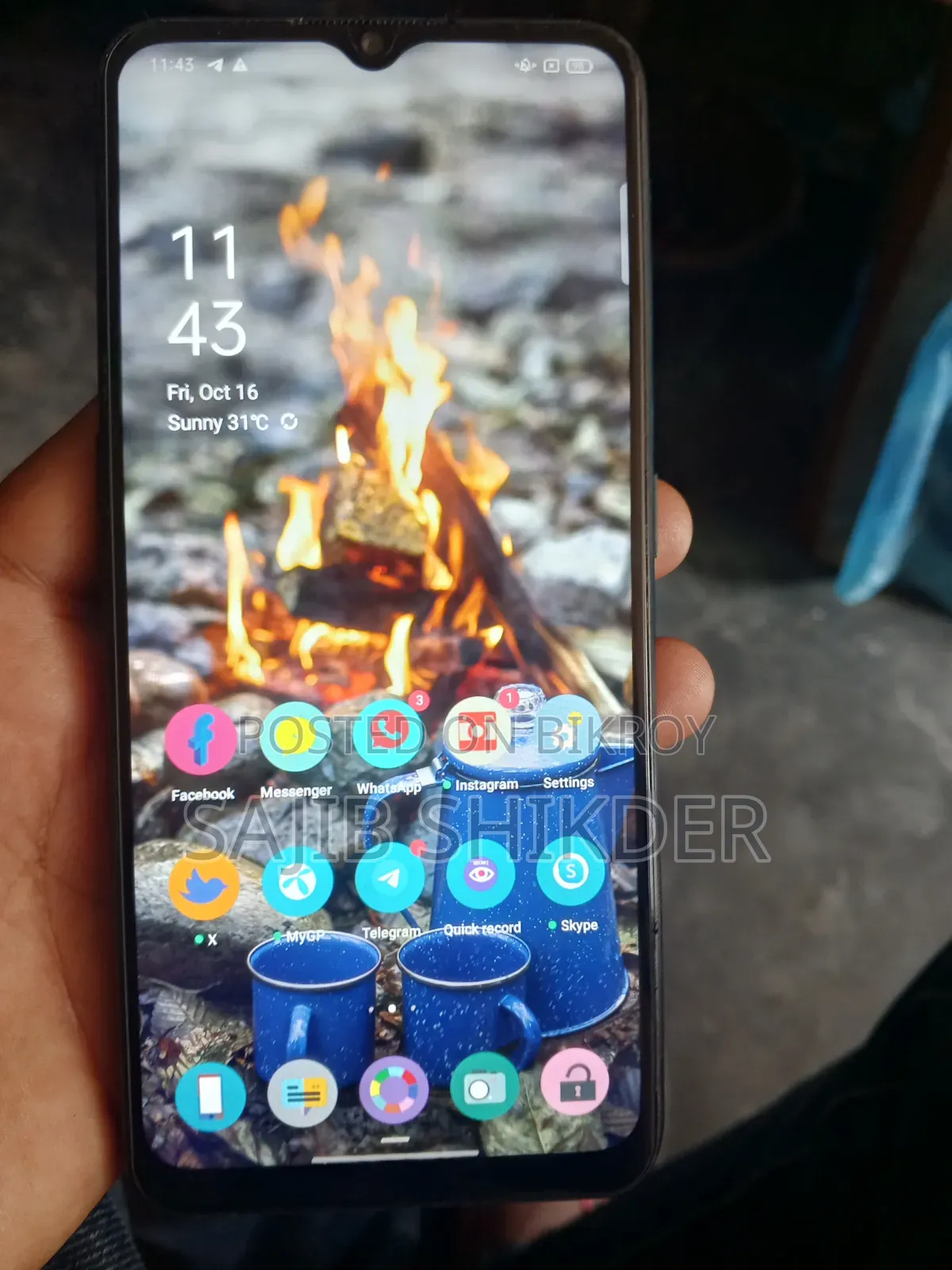 Oppo A5 128 GB Black