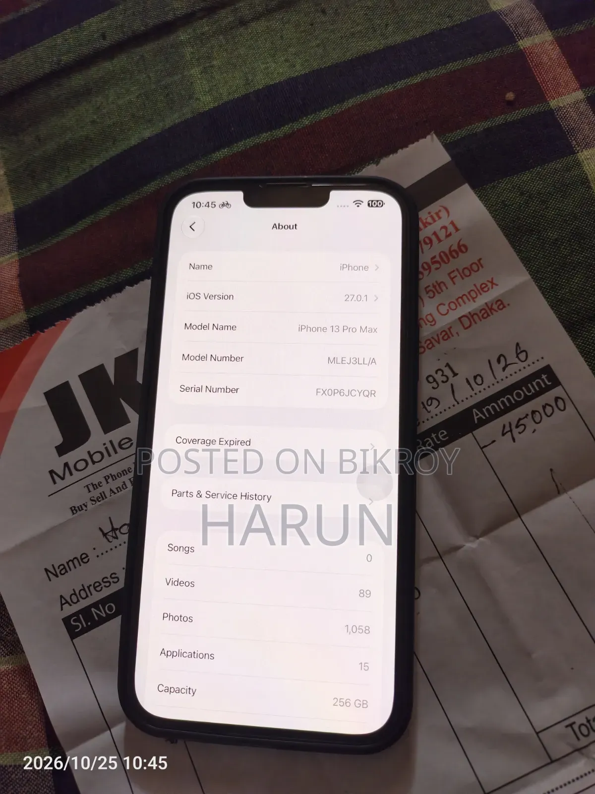 Apple iPhone 13 Pro Max 256 GB Black