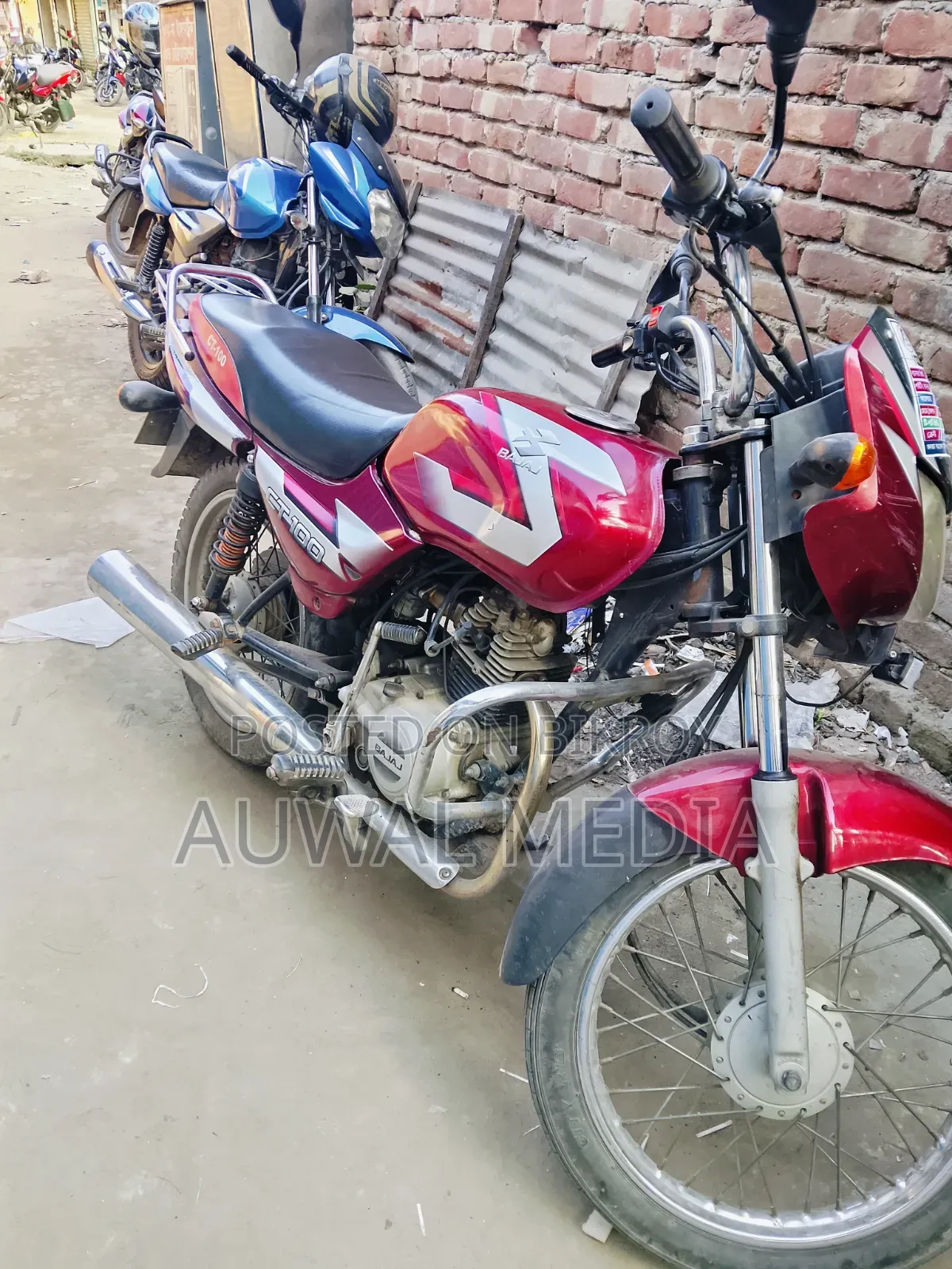 Bajaj CT 100 2015 Red