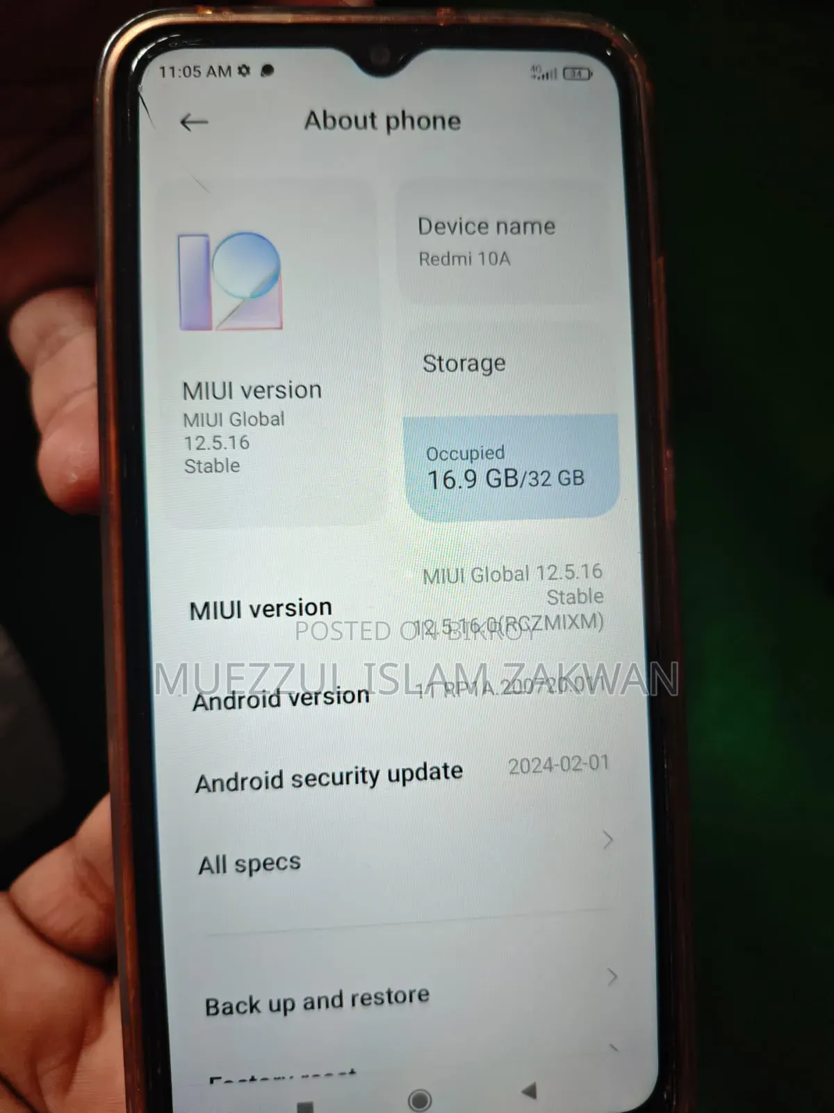 Xiaomi Redmi 10 64 GB Black