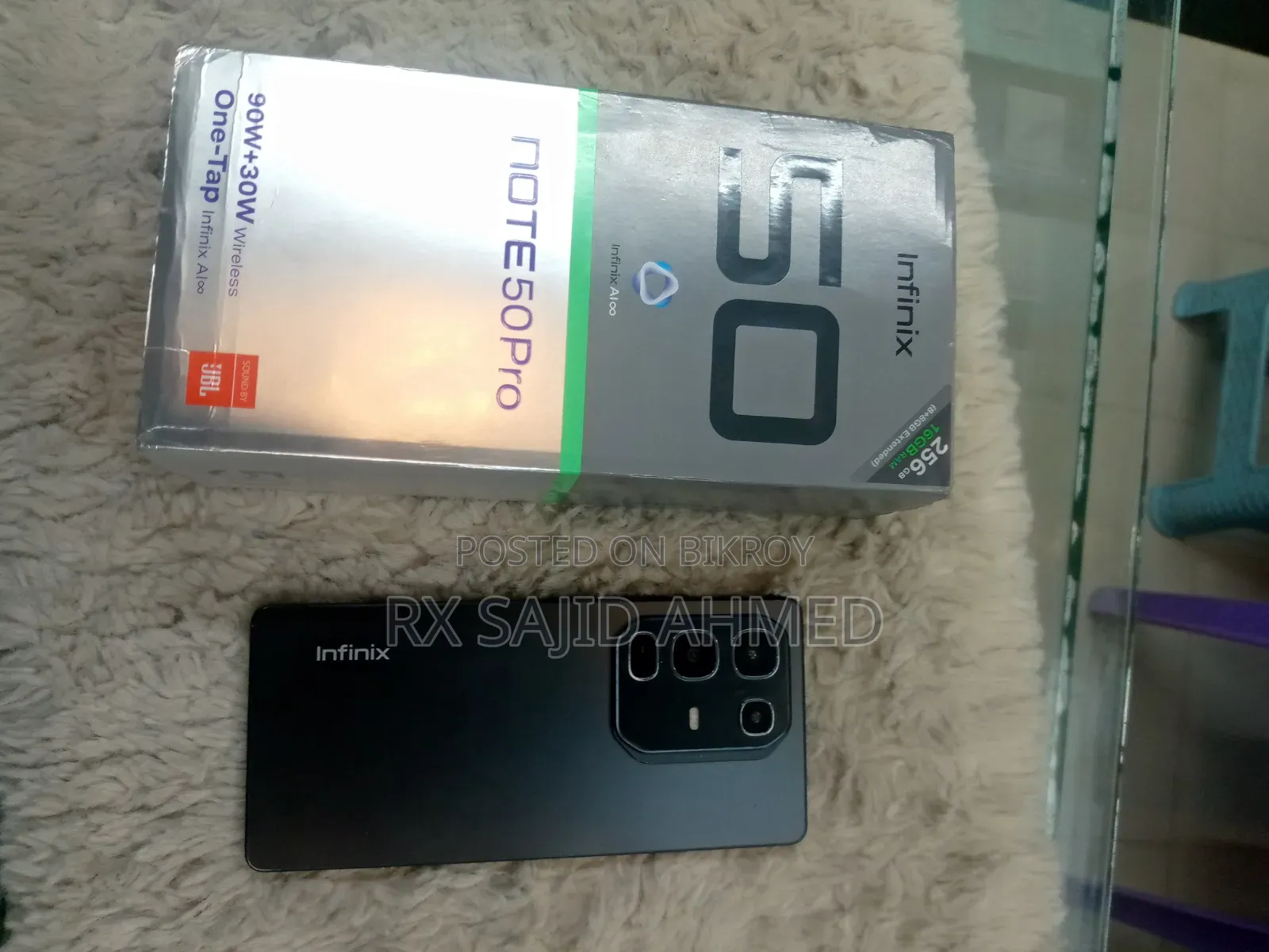 Infinix Note 50 Pro 256 GB Black