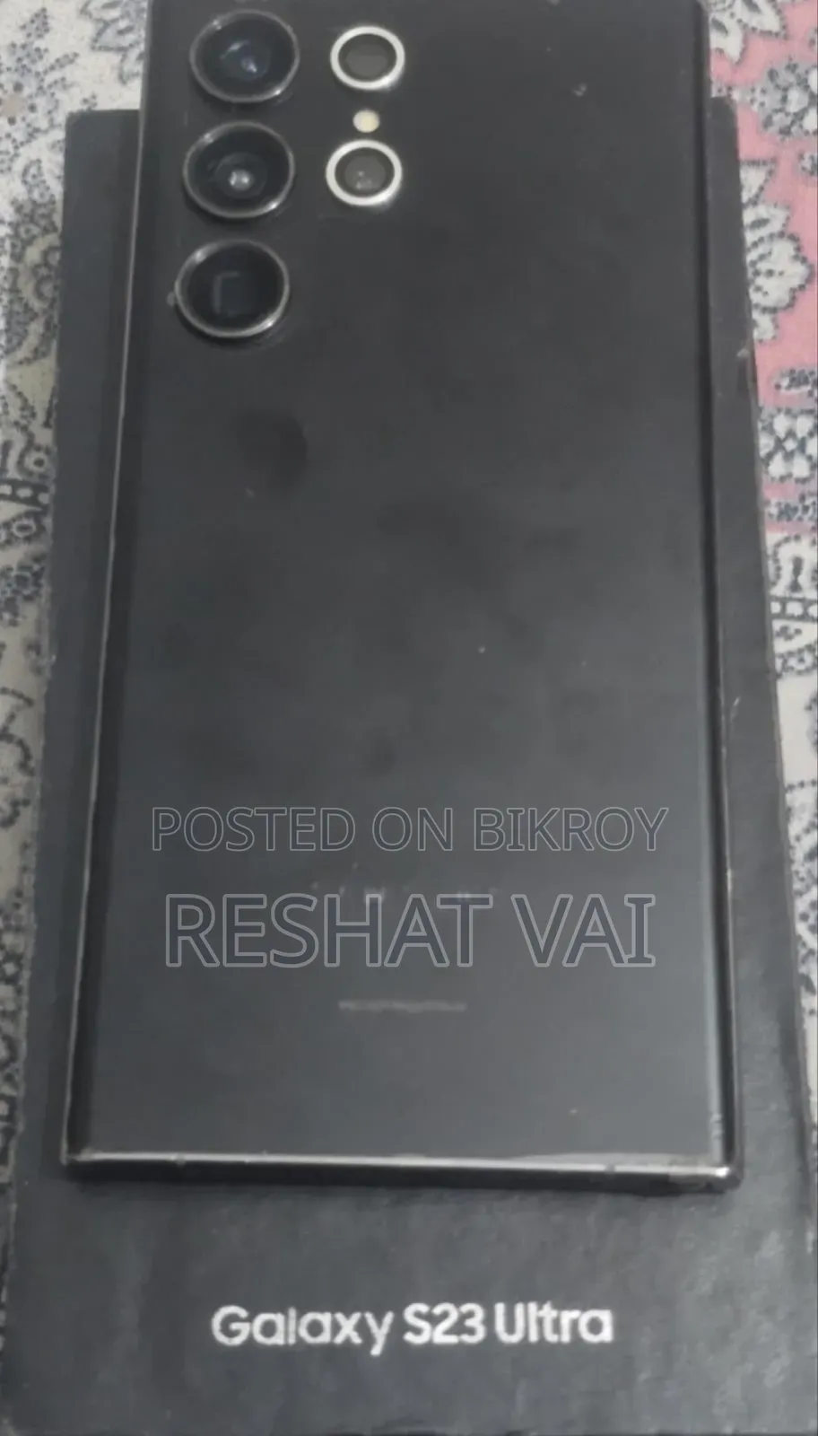 স্যামসাং গ্যালাক্সি এস২৩ আল্ট্রা ২৫৬ জিবি ব্ল্যাক