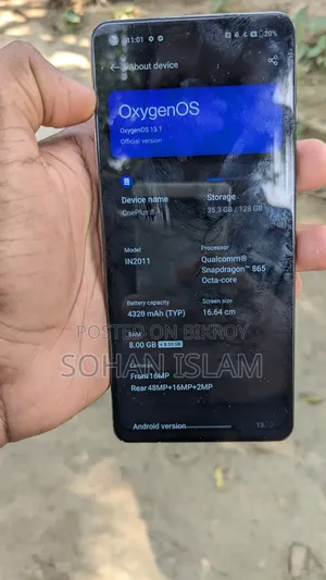 OnePlus 8 128 GB Silver