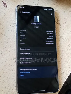 Samsung Galaxy S21 5G 128 GB Black