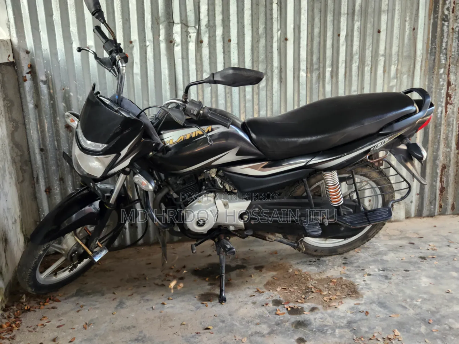 New Bajaj Platina 100 2021 Black
