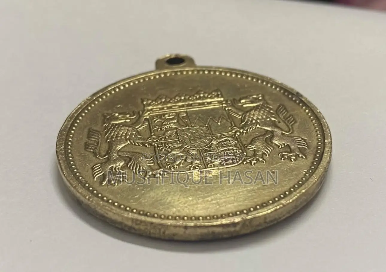 Vintage German Brass Medal for Collector