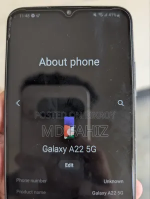 Samsung Galaxy A22 5G 64 GB Black