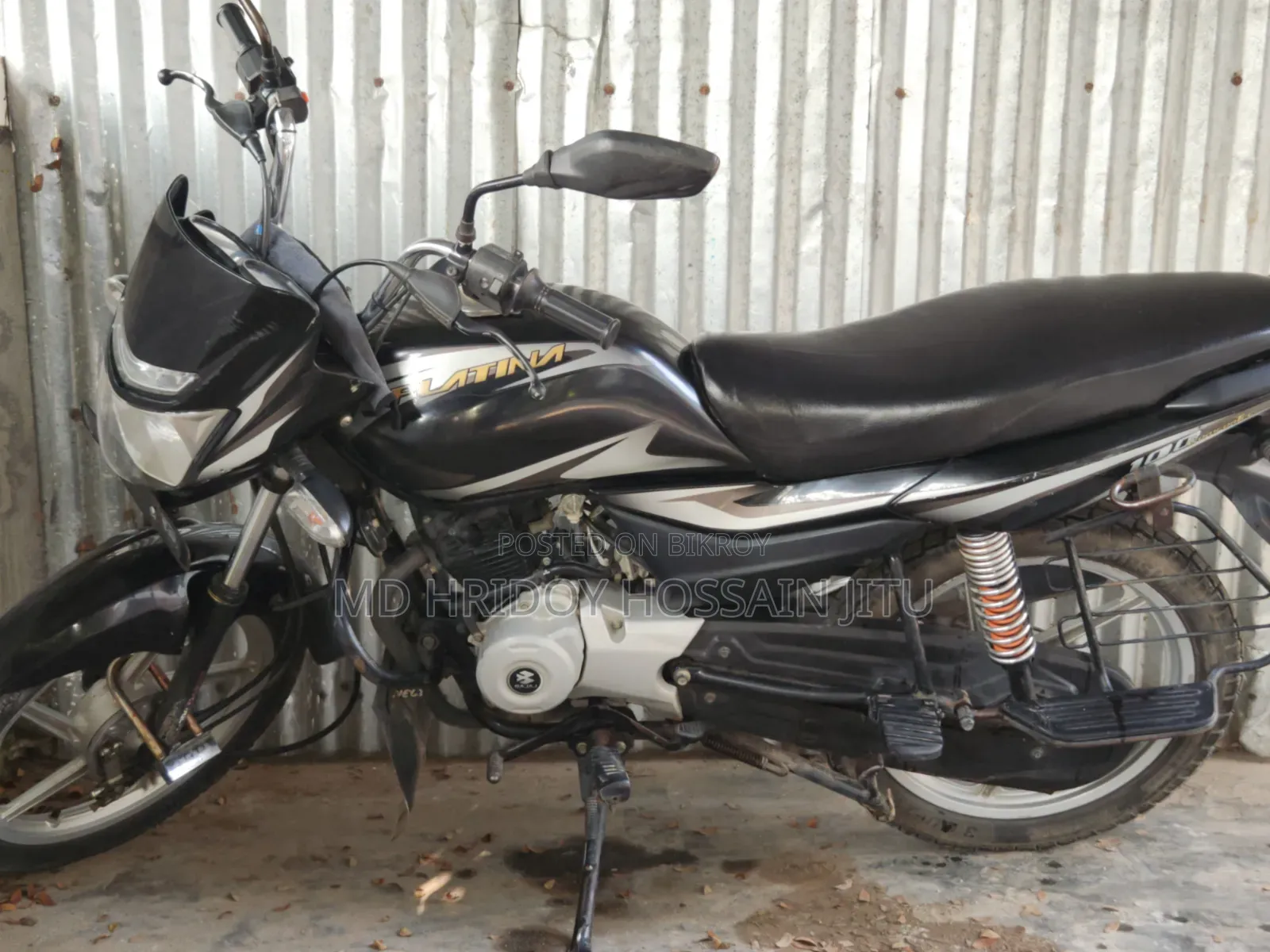 New Bajaj Platina 100 2021 Black