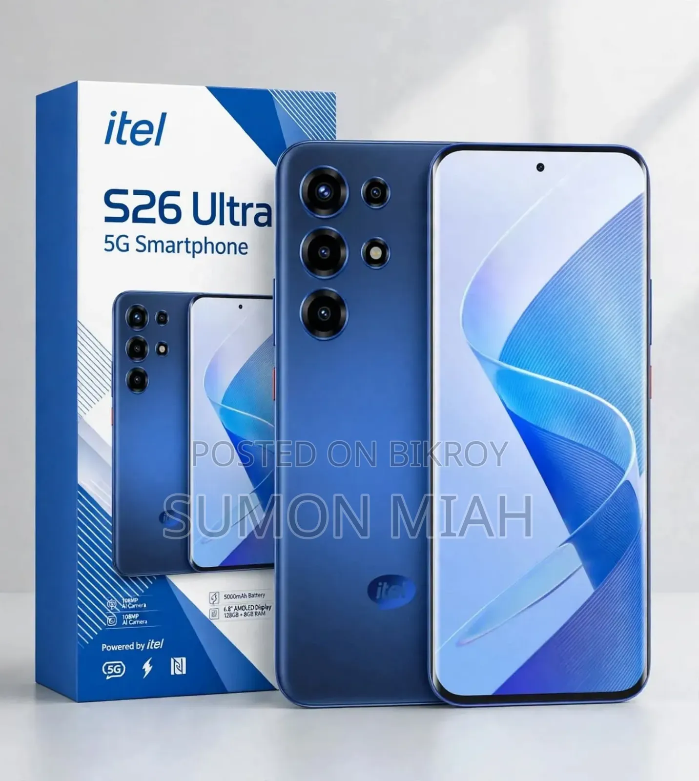 New Itel S26 Ultra 128 GB Blue