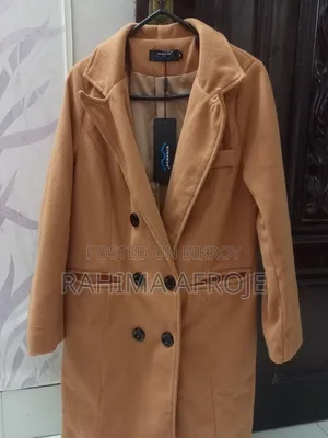 Blended Wool Overcoat / Trench Coat Suitable for Winter