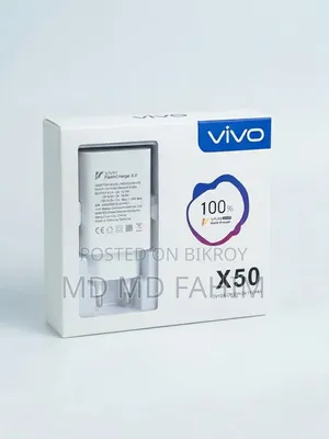 Vivo X50 Charger - Original Fast Charger Box