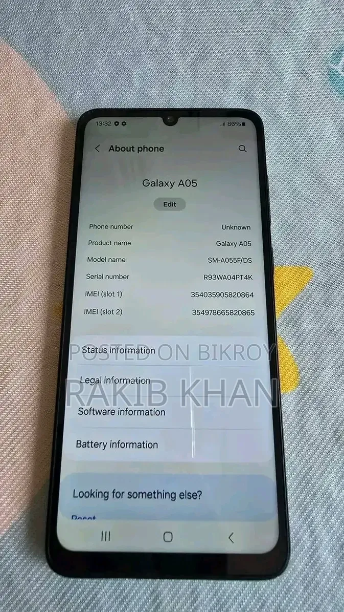 Samsung Galaxy A05 64 GB Blue