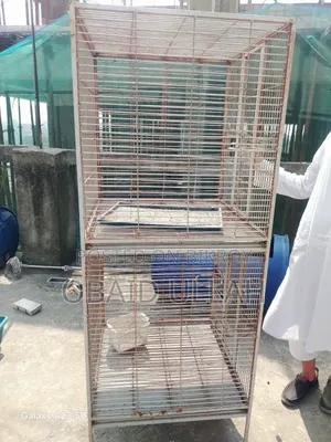 বড় পাখির দোতলা খাঁচা