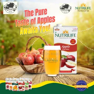 Nutrilife Apple Juice (Bhutan 🇧🇹🇧🇹) 1 Litre. Pure & Fresh.