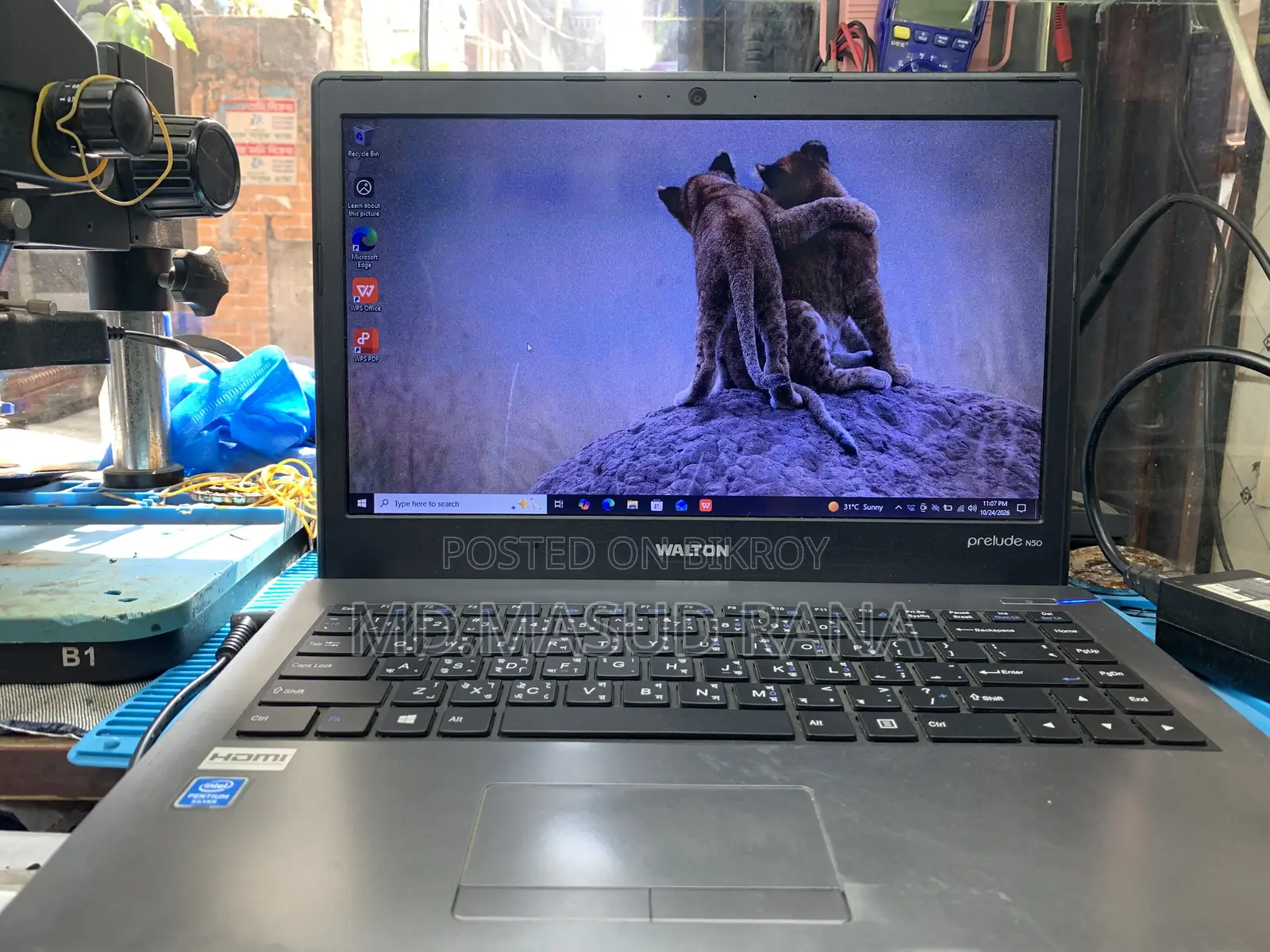 Vision Computer Laptop 4GB RAM Intel Core i3 1TB HDD