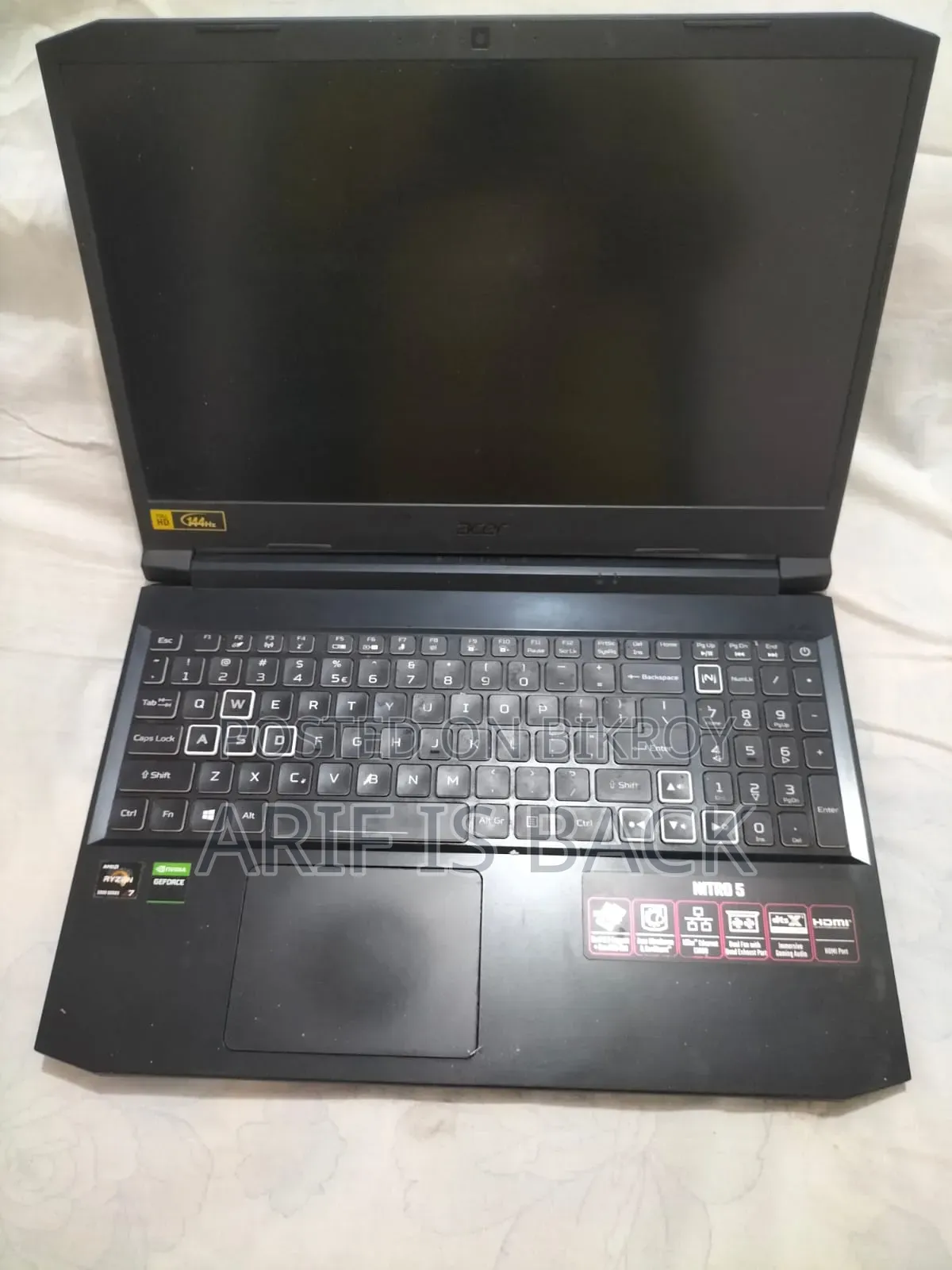 Laptop Acer Nitro 5 16GB AMD Ryzen 7 SSD 256GB