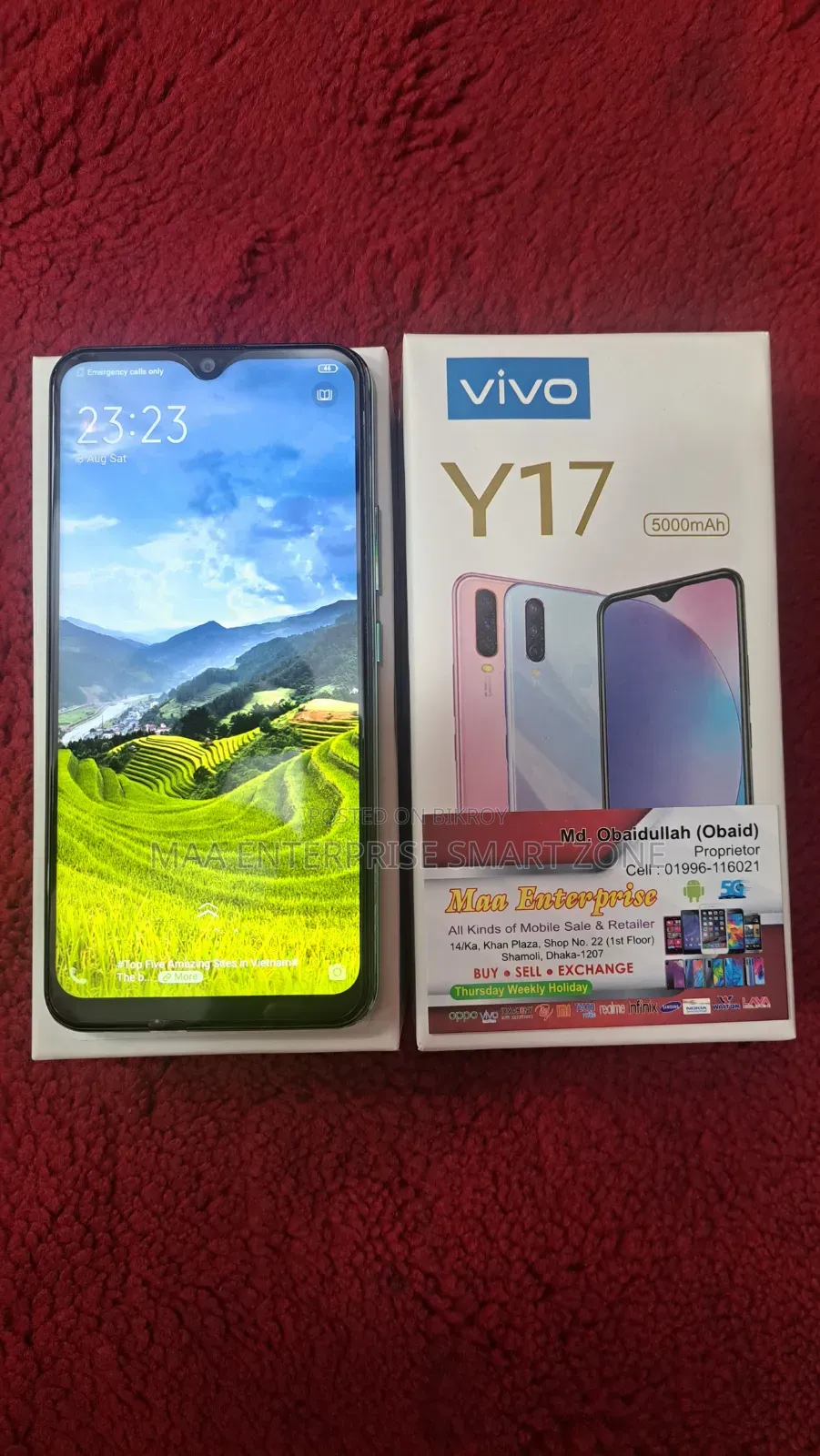 Vivo Y17 256 GB White