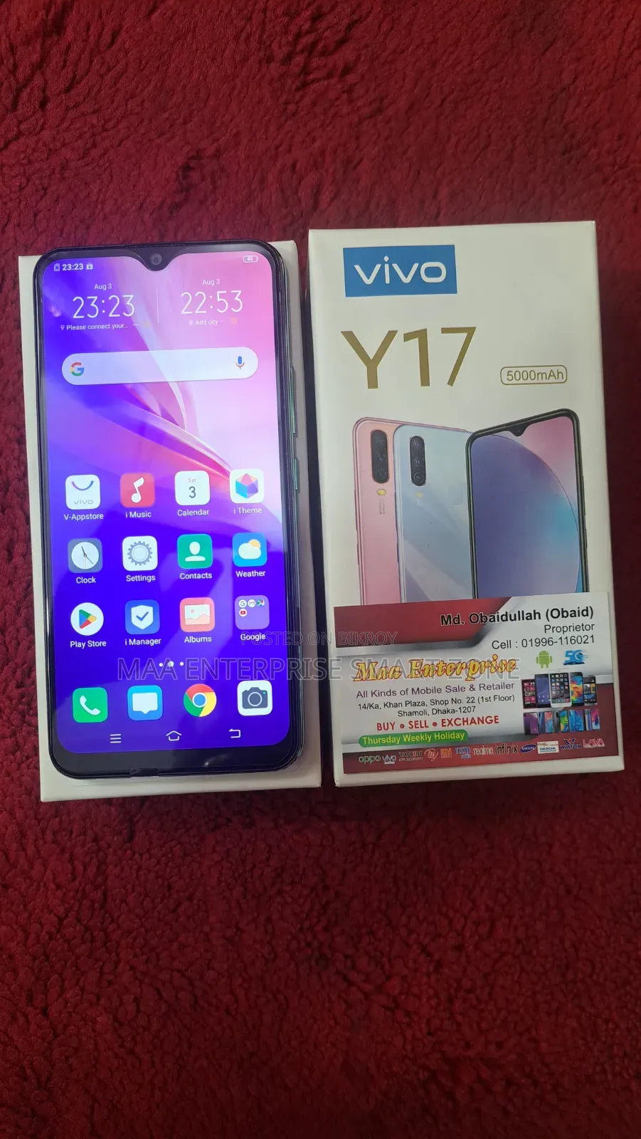 Vivo Y17 256 GB White