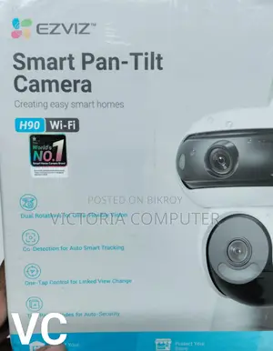 Ezviz Cs-H90 Dual 4mp 2k+ Dome Wifi Ip Camera