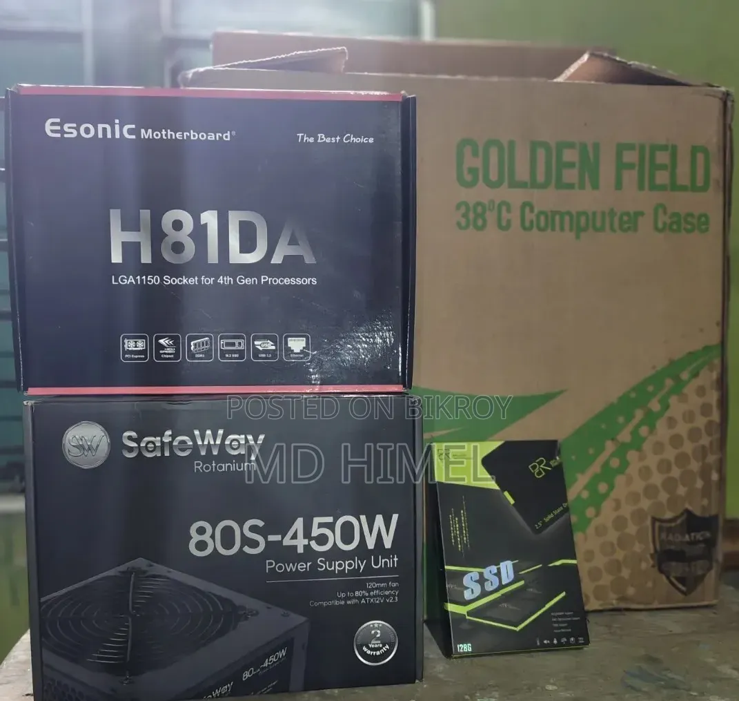Desktop Computer 8GB Intel Core i5 SSD 128GB